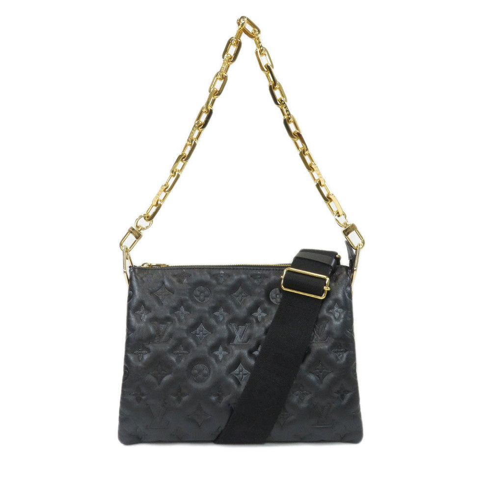 Louis Vuitton Coussin PM Handbag Lambskin Noir